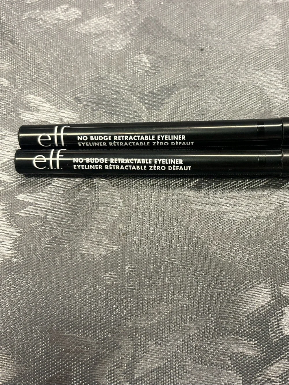 E.L.F No Budge Retractable Eyeliner Pencil - Black (2 Pack) NWOT
